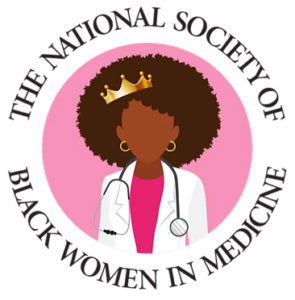 标志为国家社会医学的黑人妇女